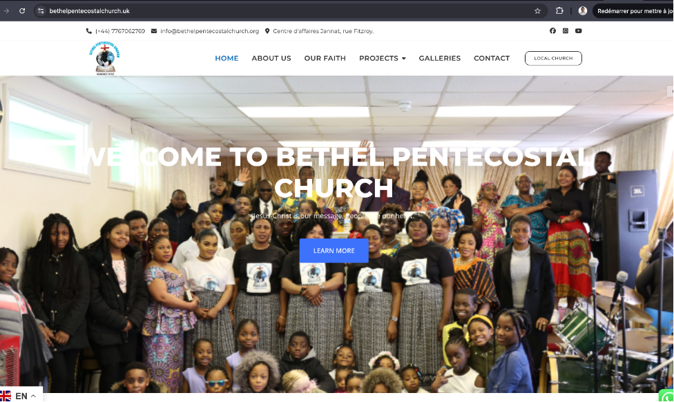 SITE POUR EGLISE A MACHESTER